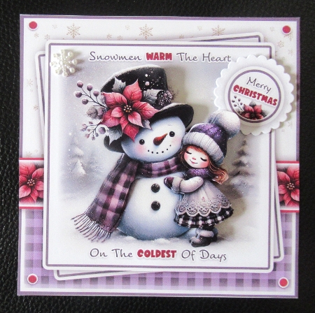 Snowmen Warm The Heart Mini Kit by Davina Rundle