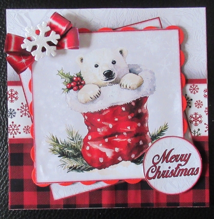 Winter Bear Mini Kit 7X7 by Davina Rundle