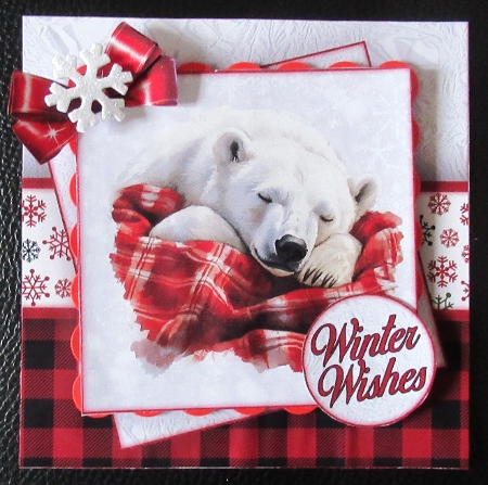 Winter Bear Mini Kit 7X7 by Davina Rundle