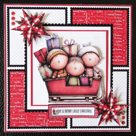Cute Kids at Christmas by Davina Rundle