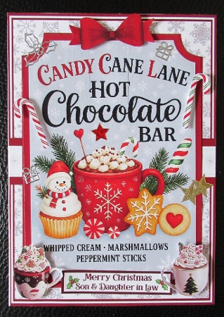 CHRISTMAS HOT CHOCOLATE  5x7 by Davina Rundle