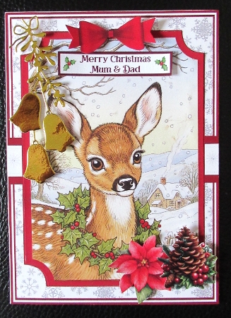 VINTAGE CHRISTMAS SCENES set 2  5x7 by Davina Rundle