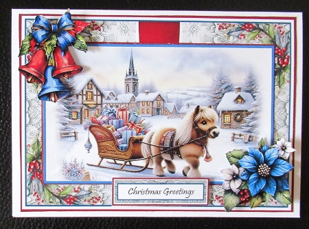 Jingle Bells Sleigh Mini Kit by Davina Rundle