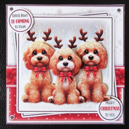 Christmas Cockapoos Mini Kit by Davina Rundle