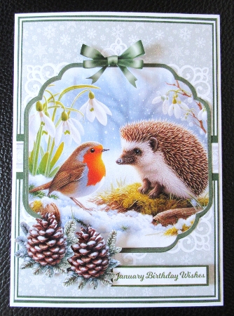 WINTER FRIENDS 6x6 5x7 by Davina Rundle
