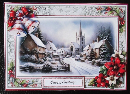 Winter Village Church Mini Kit by Davina Rundle