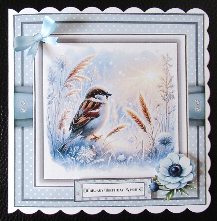 Winter Sparrows by Davina Rundle