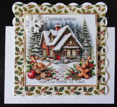 8x8 Christmas Frames Set 1 JPEG  by Davina Rundle
