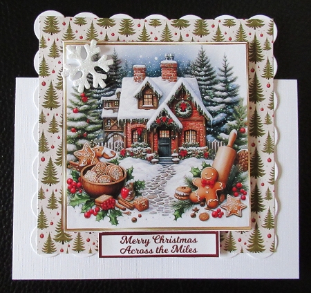 8x8 Christmas Frames Set 1 JPEG  by Davina Rundle