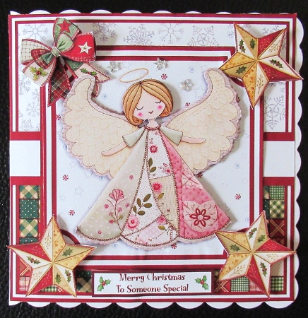 CHRISTMAS PATCHWORK 6x6 5x7 by Davina Rundle