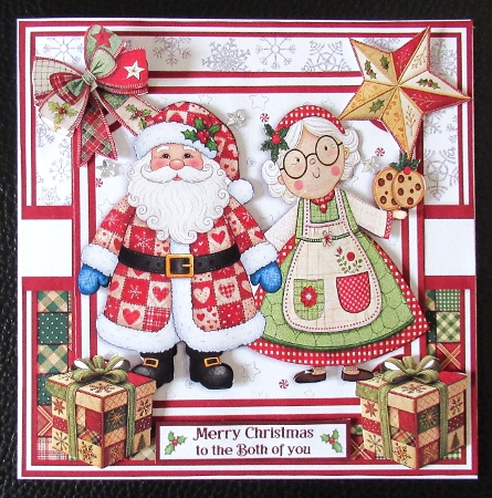 CHRISTMAS PATCHWORK 6x6 5x7 by Davina Rundle