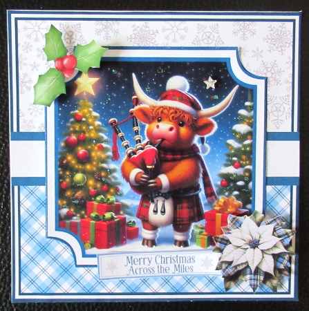 HIGHLAND PIPER 6X6 5X7 by Davina Rundle