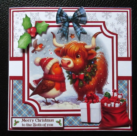 KISSES FROM ROBIN 6X6 5X7 by Davina Rundle