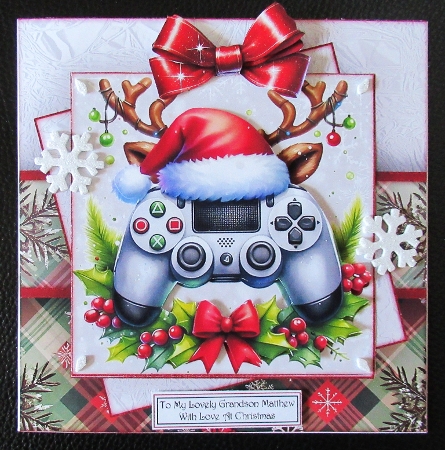 Gamer Christmas Mini Kit 7X7 by Davina Rundle