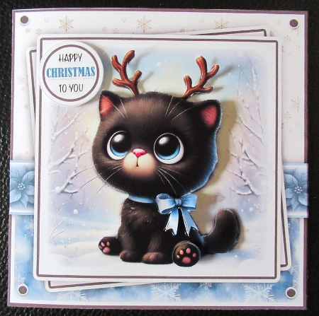Meowy Christmas 3 Mini Kit by Davina Rundle