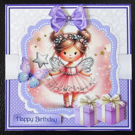BIRTHDAY FAIRY 6x6 5x7 by Davina Rundle