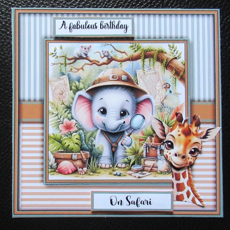 On Safari - Mini Kit 6x6 by Davina Rundle