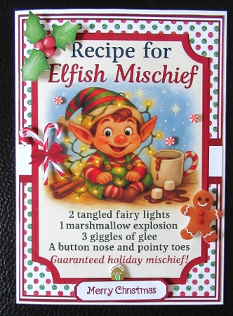 CHRISTMAS RECIPES set 2 - 5x7 by Davina Rundle