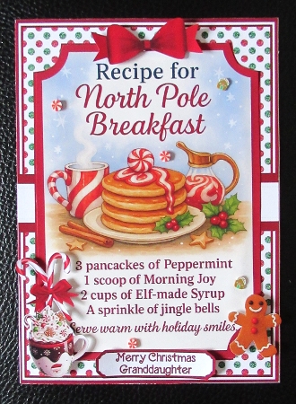 CHRISTMAS RECIPES set 2 - 5x7 by Davina Rundle