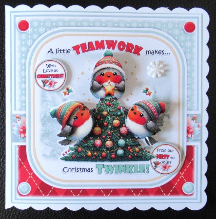 A Little Teamwork Makes Christmas Sparkle! by Davina Rundle