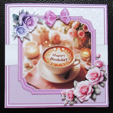 COFFEE GREETINGS 6x6 5x7 by Davina Rundle
