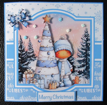 Gingerbread Man Mini Kit 7x7 by Davina Rundle