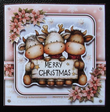 Christmas Cows Mini Kit by Davina Rundle
