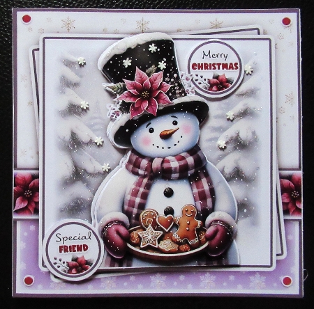 Cookie Snowman Mini Kit by Davina Rundle