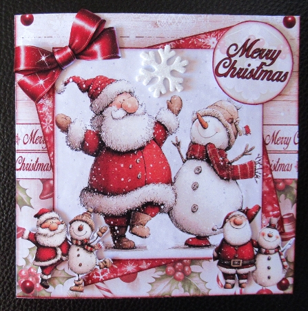 Santa & Snowman Mini Kit 7X7 by Davina Rundle