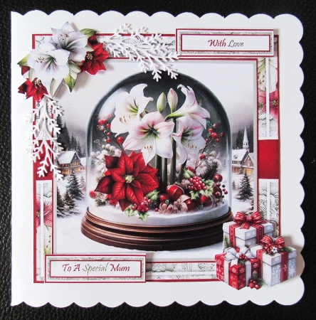 Christmas Glass Dome Mini Kit by Davina Rundle