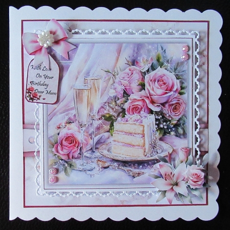 Celebrate with Champagne and Cake by Davina Rundle