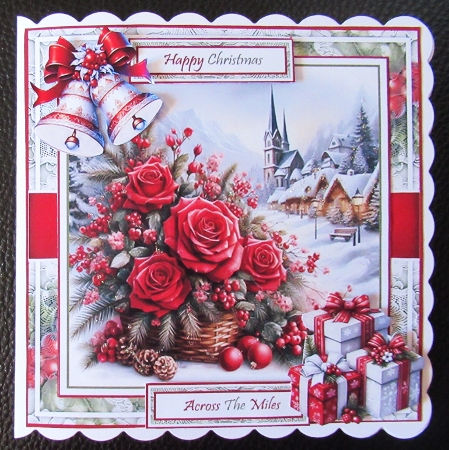 Christmas Roses Mini Kit by Davina Rundle