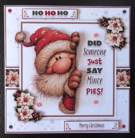 Mince Pie Santa Mini Kit by Davina Rundle