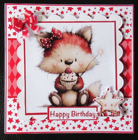 Whimsical Birthday Animals #1 Mini Kit 7x7 (5) by Davina Rundle