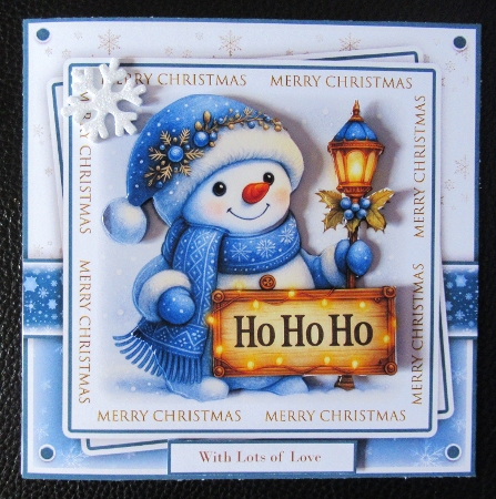 Ho Ho Ho Snowman Mini Kit by Davina Rundle