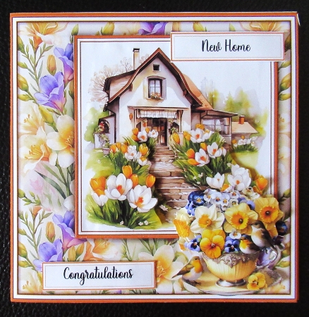 Freesias - Mini Kit 6x6 by Davina Rundle