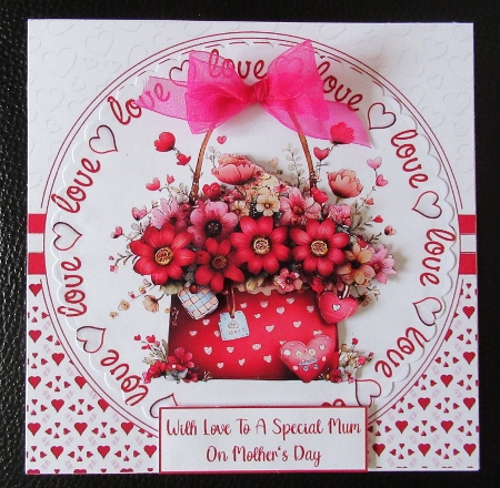 7x7 Flowers for my love choice of four mini kit by Davina Rundle