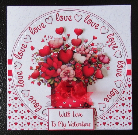 7x7 Flowers for my love choice of four mini kit by Davina Rundle