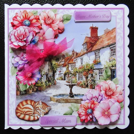 Along the Lane - Decoupage Card Mini Kit by Davina Rundle