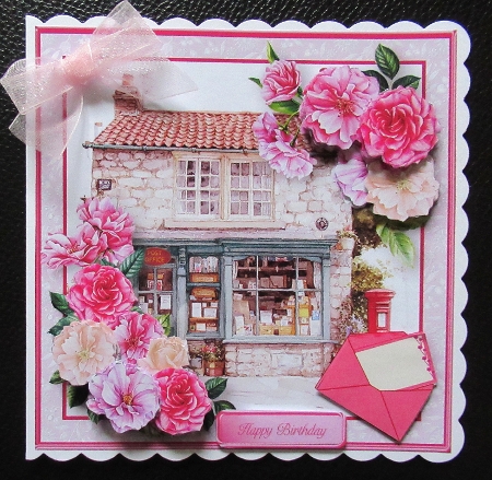 The Old Post Office - Decoupage Card Mini Kit by Davina Rundle