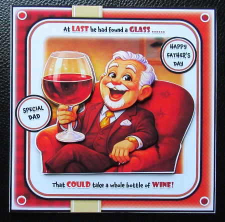 A Large Glass Male Mini Kit Birthday/Fathers Day by Davina Rundle
