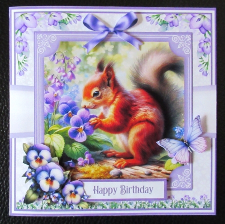 LITTLE SQUIRREL 6x6 & 5x7 by Davina Rundle