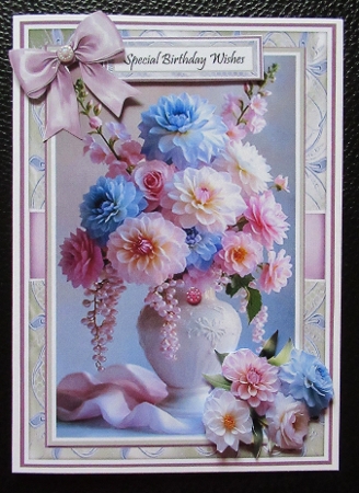 Pastel Dahlias Mini Kit  by Davina Rundle