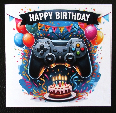Birthday Gamer  by Davina Rundle