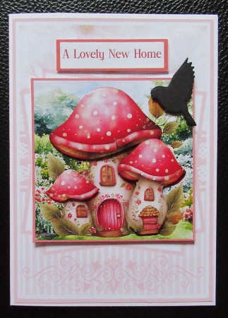 Mushroom Houses Mini Kit 5x7 (3) by Davina Rundle