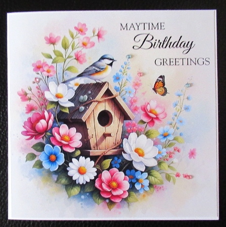 Floral Birdhouse  by Davina Rundle
