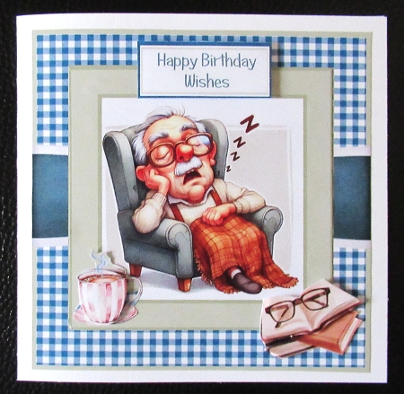 Hes Just Resting His Eyes - 6x6 Mini Kit by Davina Rundle