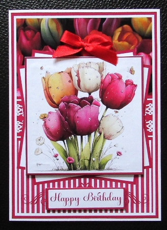 Whimsical Tulips #2 Mini Kit 5x7 (3) by Davina Rundle