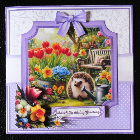 SPRINGTIME IN THE GARDEN 6x6 5x7 by Davina Rundle