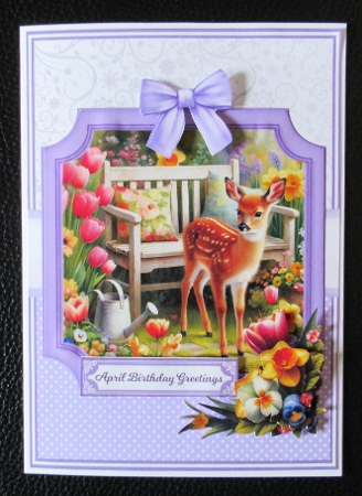 SPRINGTIME IN THE GARDEN 6x6 5x7 by Davina Rundle